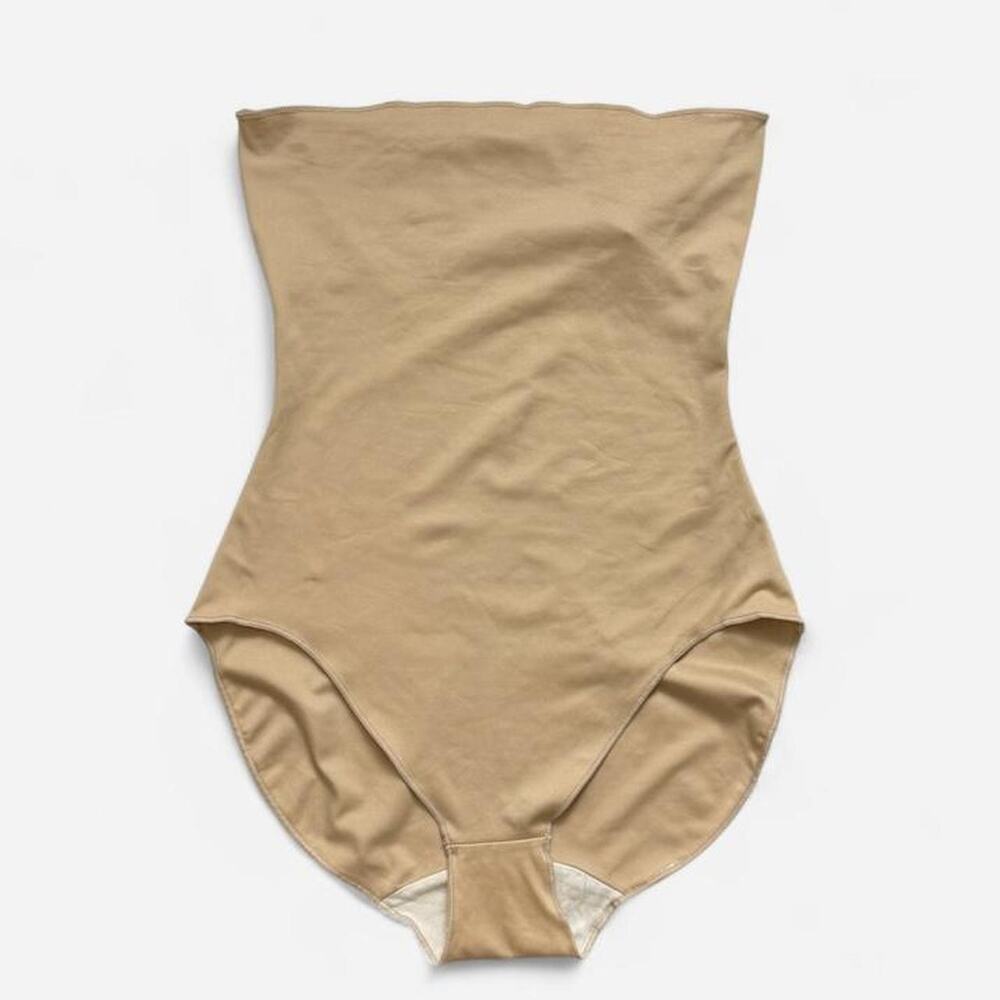 Spanx Strapless Shaping Bodysuit Nude Beige Size L New Without Tags